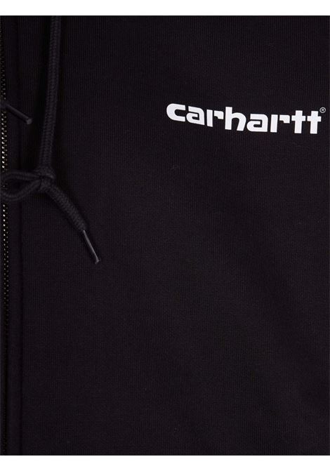 giacca hooded archive lines jacket uomo nera CARHARTT WIP | I03601389.XX